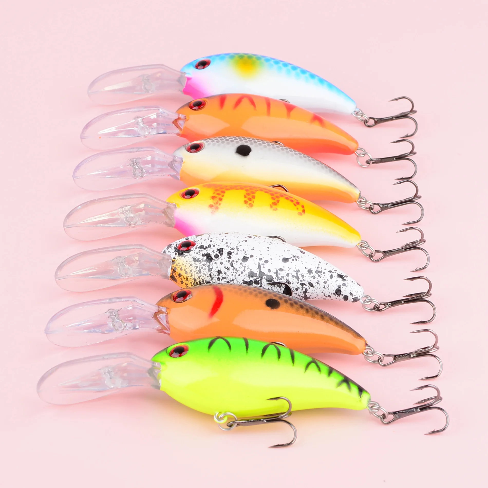 Magic Works Crankbait flotante con labio PCB para lubina y jerkbait