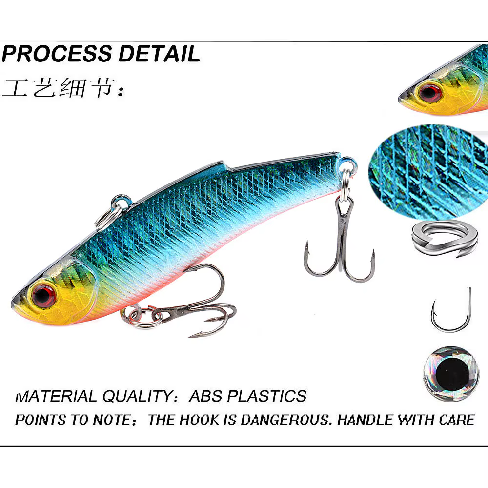 Señuelo Crankbait VIB duro para lubina y mar - imagen 5
