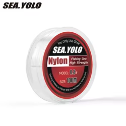 Yolo Sedal de pesca nylon resistencia extrema para vinilos y jigs