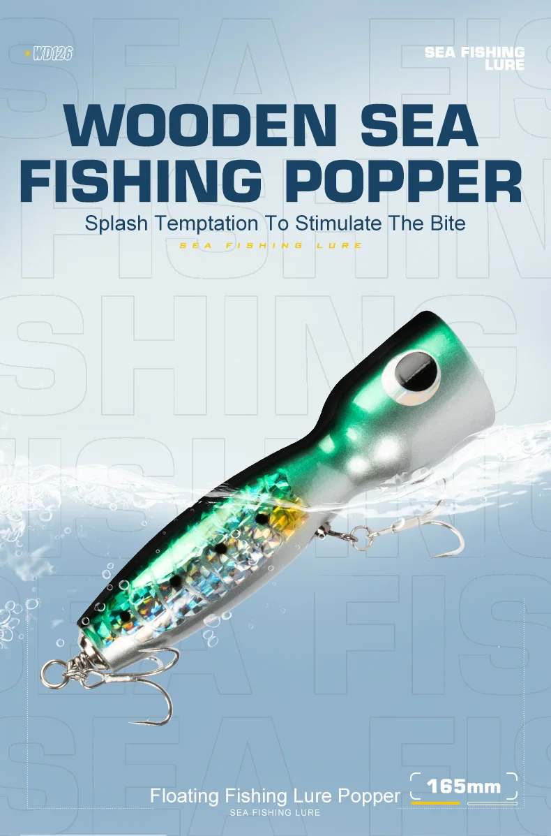 OBSESSION WD126 popper de madera vista frontal