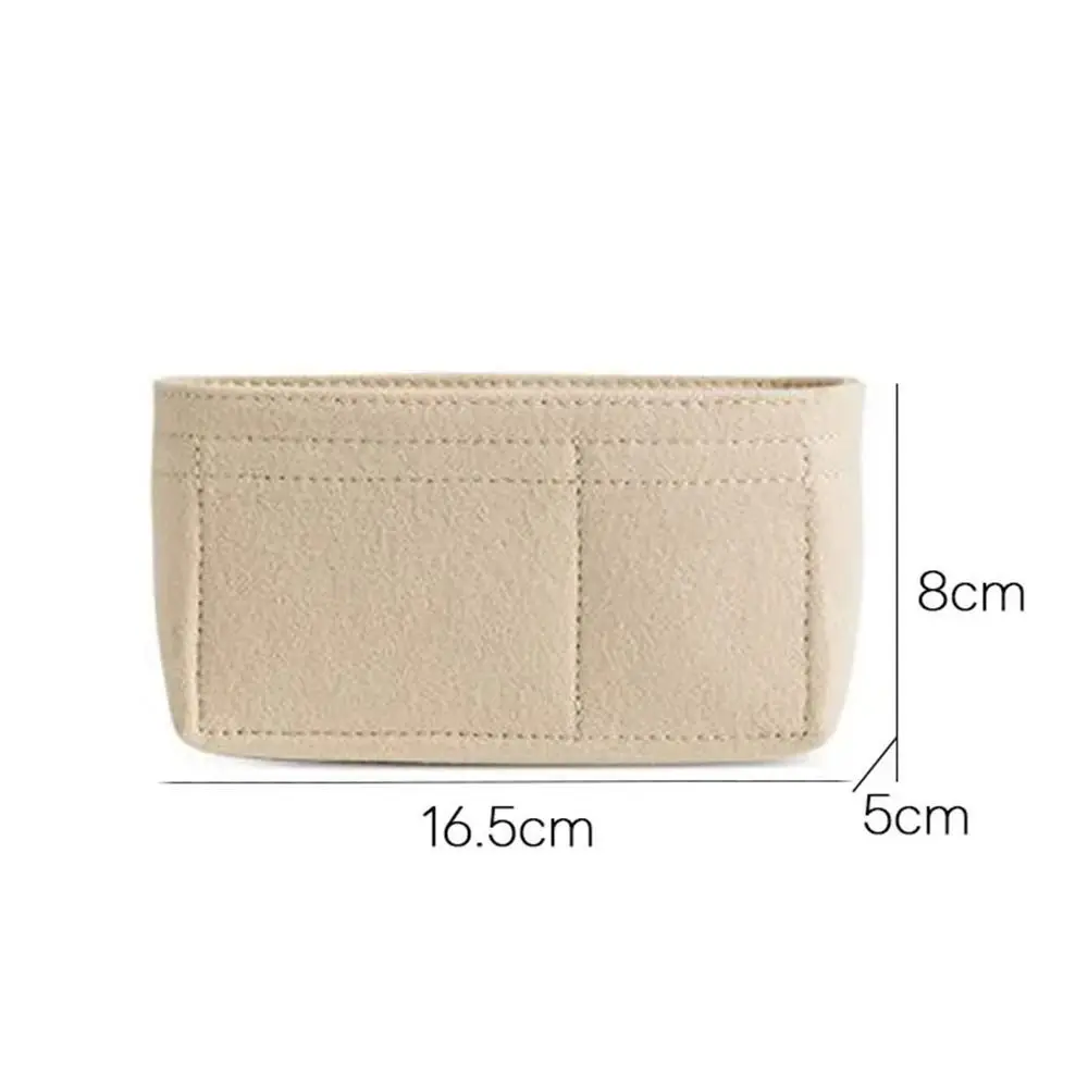 Longchamp bolsa interior portátil con forro de fieltro y bolsillos - imagen 3