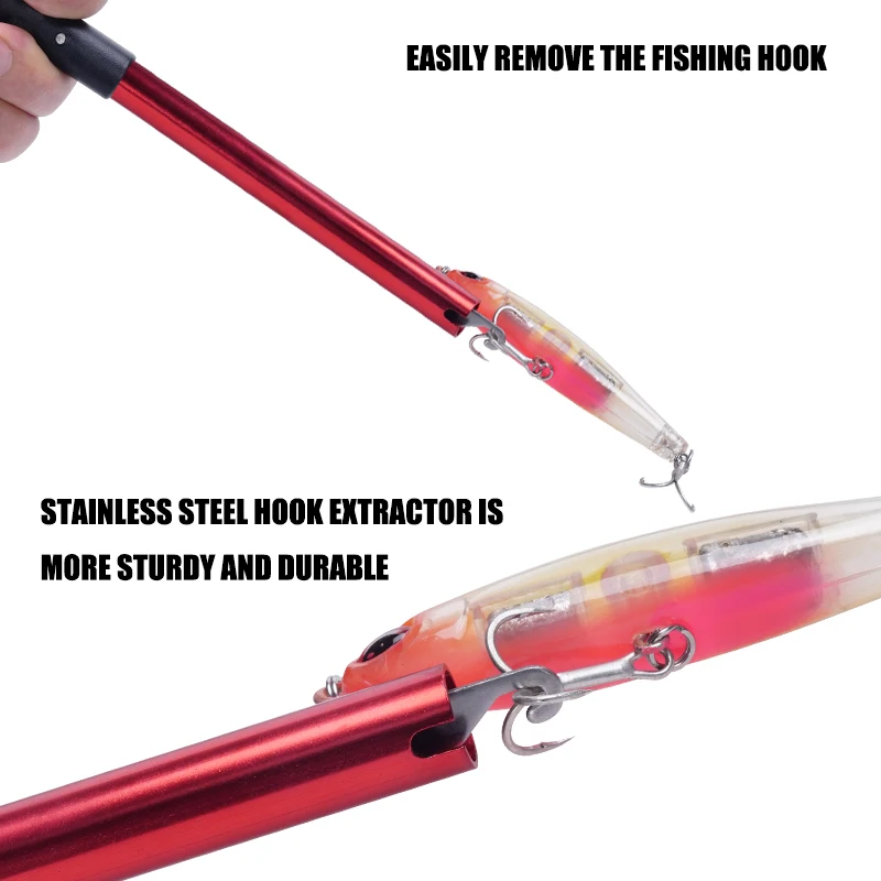 Extractor de anzuelos de aluminio portátil para pesca deportiva - imagen 4