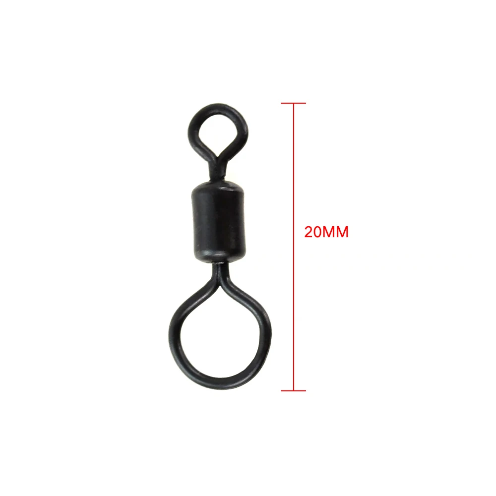 Giratorias para carpa de ojo grande en metal – montaje pesca - imagen 4