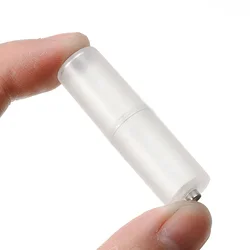 Estuche baterías AA/AAA translúcido para almacenamiento con adaptador