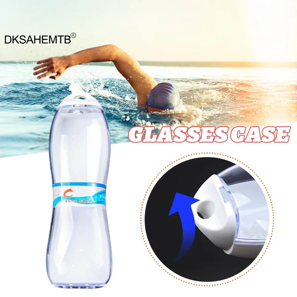 Cubierta transparente para gafas de natación