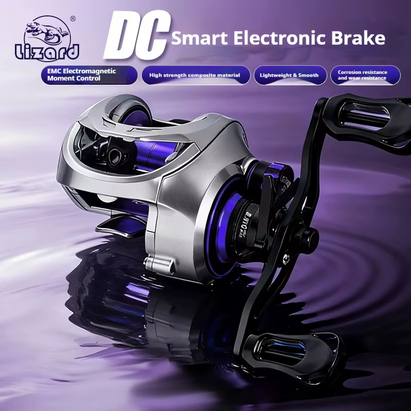 Lizard DC Golf II Carrete Pesca Freno Electrónico Inteligente Ligero