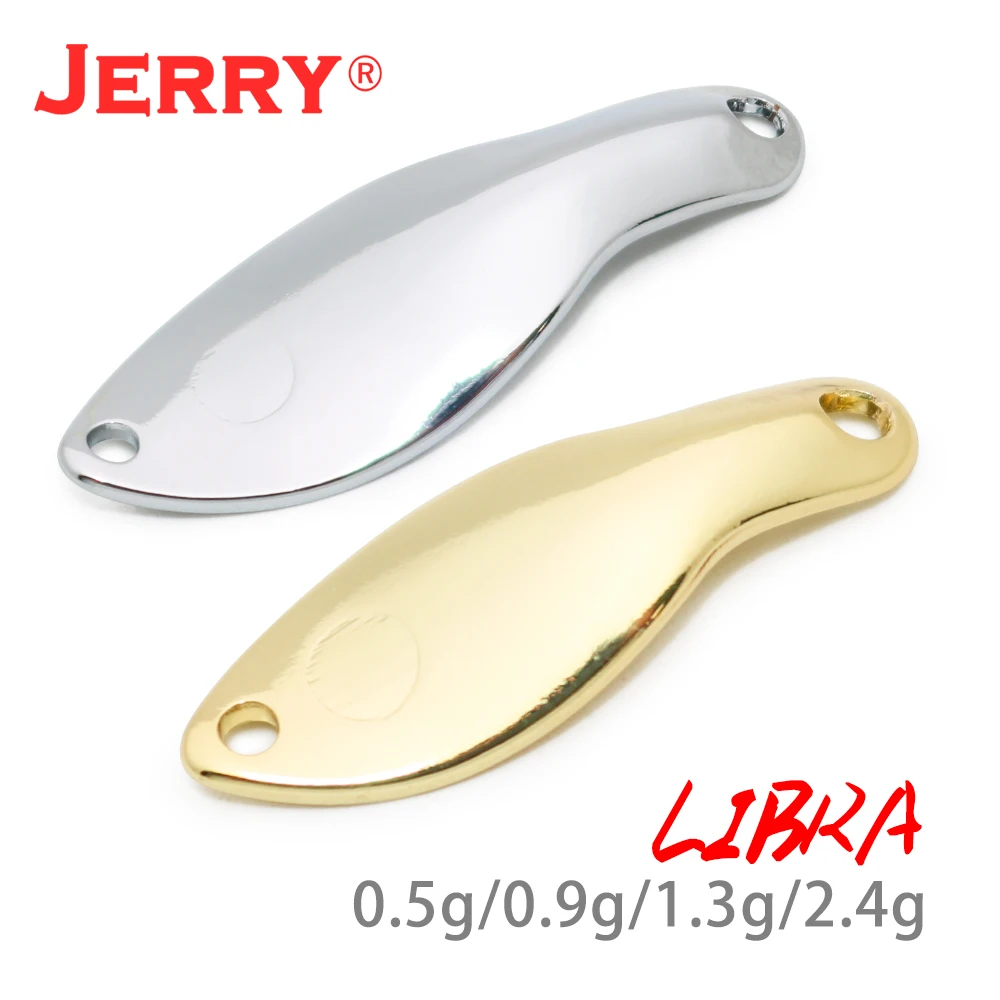 Jerry Micro cucharas ultraligeros trucha – Spinners blancos sin pintar
