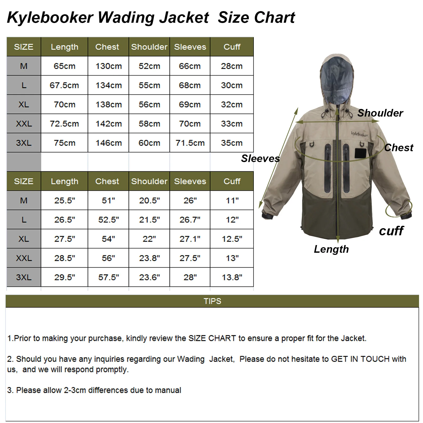 Chaqueta transpirable impermeable ligera para pesca con mosca hombre - imagen 4