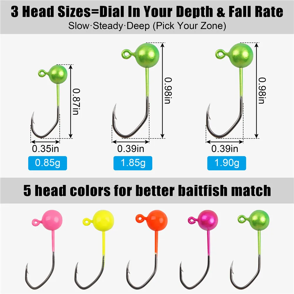 Señuelos para crappie: grub y swimbaits blandos con anzuelo - imagen 4