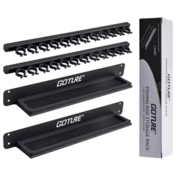 Goture Soporte de Pared Vertical para Cañas de Pesca