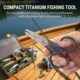 Tijeras de pesca titanio para líneas PE: corte y atado de anzuelos - imagen 3