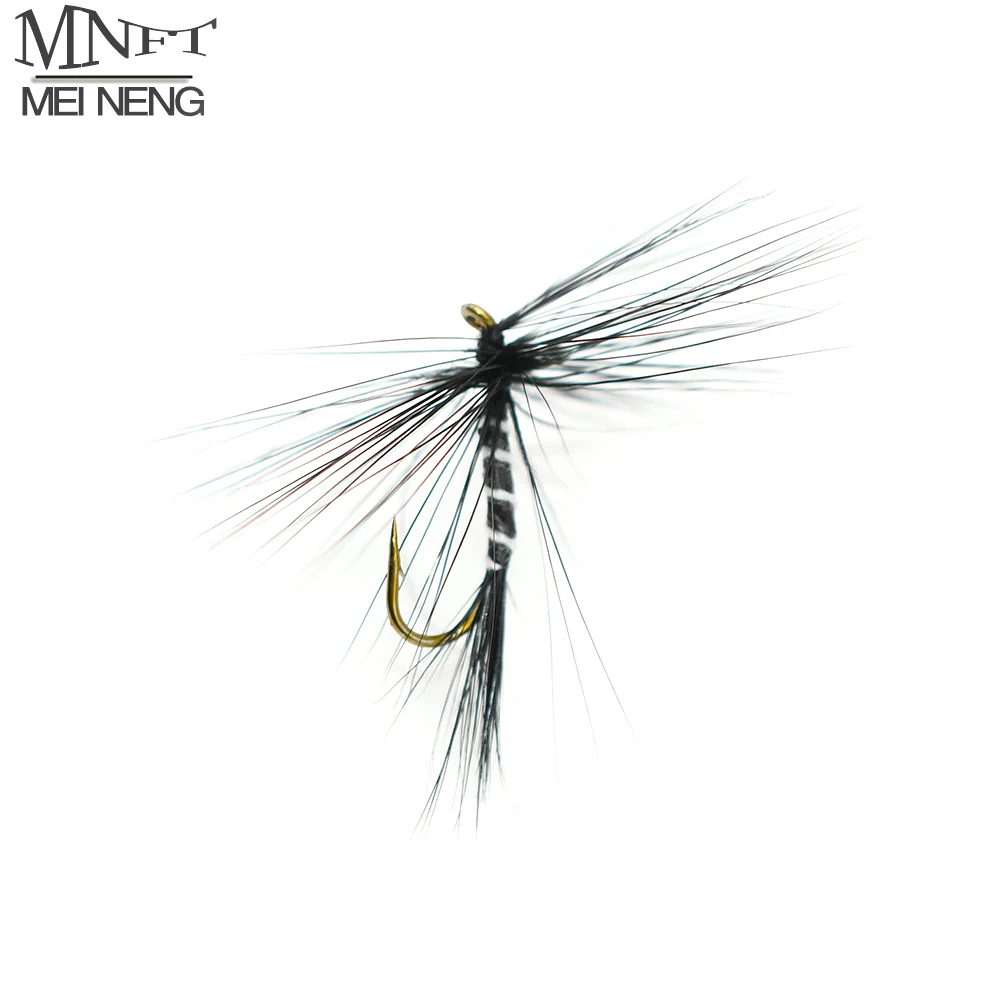 MNFT #10 Mosca Seca Cebra Negra para Trucha