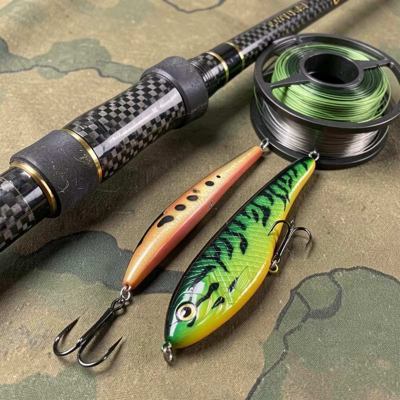 Jerkbait Hundido S-Swimming para Lucio – Señuelo Agua Dulce - imagen 5