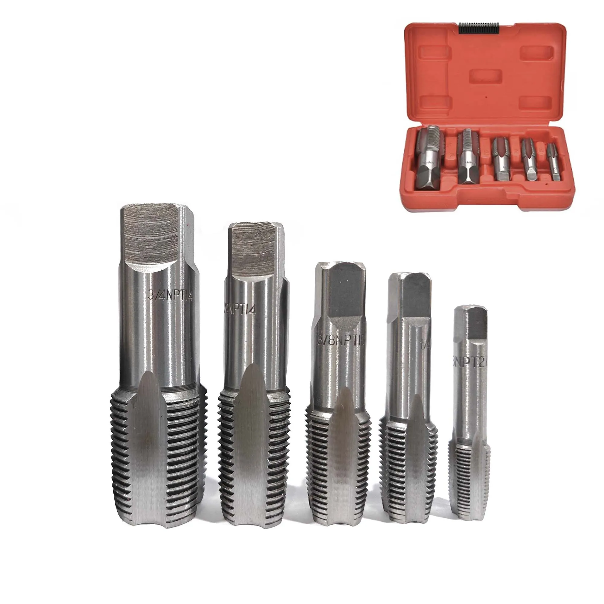 Grifos NPT en estuche