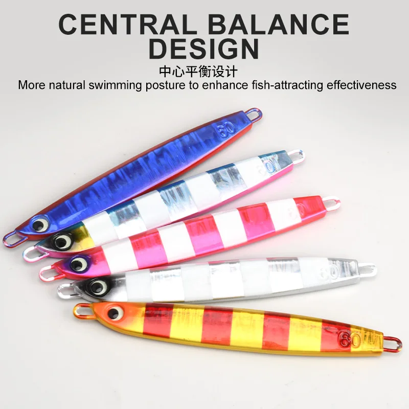 Jig de Metal Teaser J151 para Jigging en Mar – Brillo UV - imagen 3