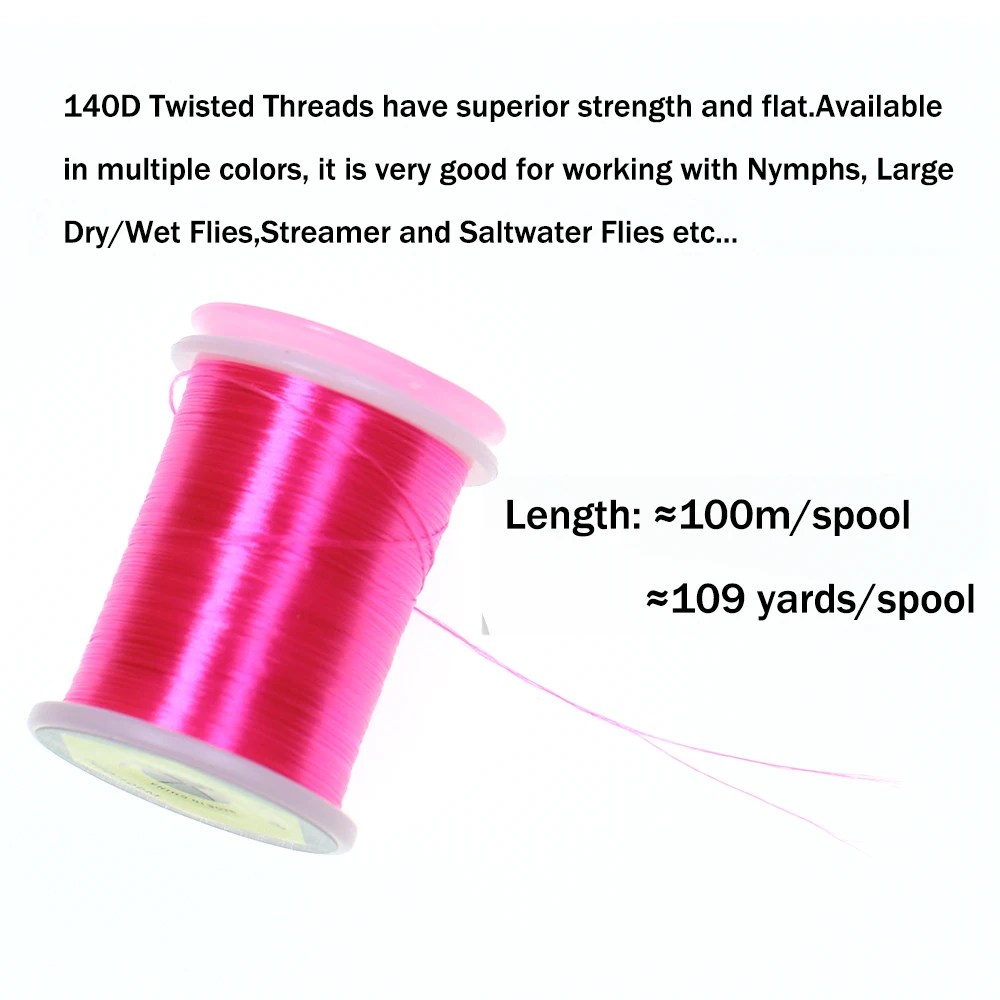 Hilo retorcido UV 140D para atar moscas de pesca - imagen 3