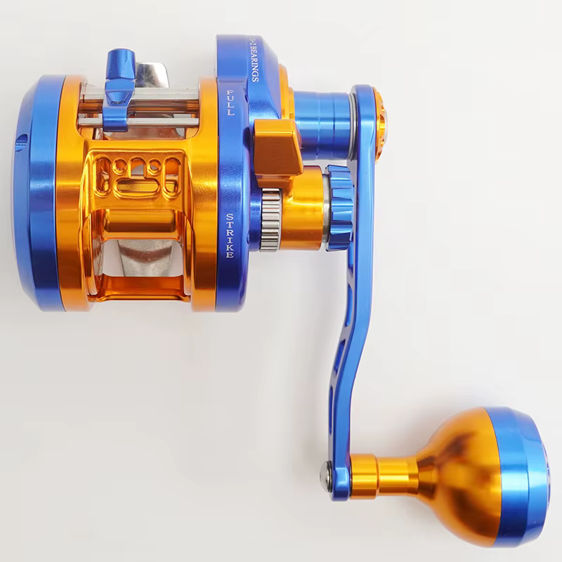 Carrete Jigging Lento Madox 15BB Arrastre Potente Agua Salada - imagen 2
