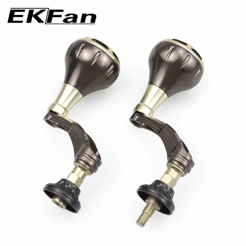 Manivela de aluminio EKFan roscada para carretes spinning - imagen 4