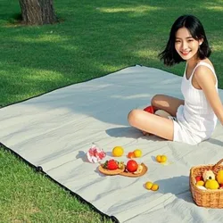 Manta de picnic impermeable plegable con asa de transporte
