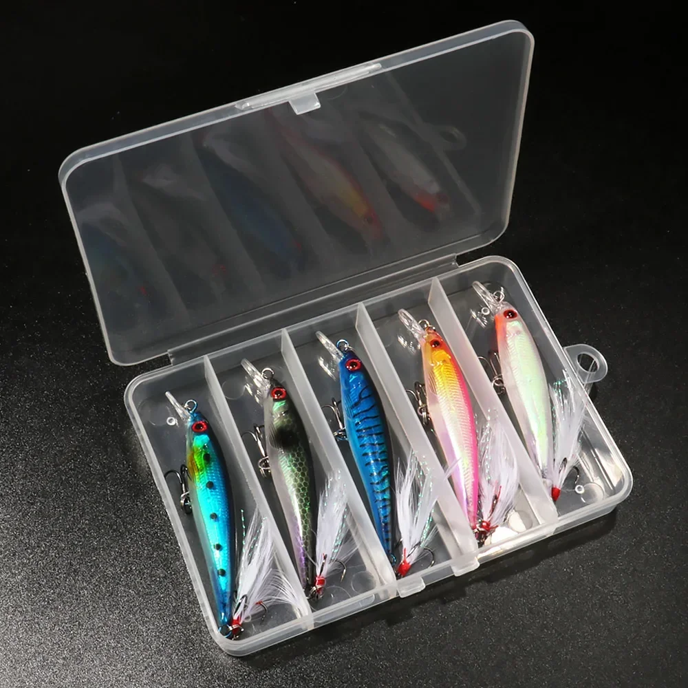 Kit completo de 5 señuelos para pesca