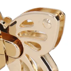 Cierres Mariposa Giro Dorado Claro Vintage para Bolsos y Manualidades