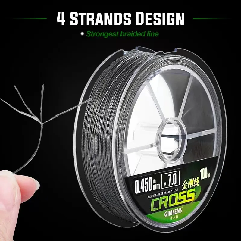 Línea trenzada para carpa 4 hebras - Resistente y fina Daiwa - imagen 4