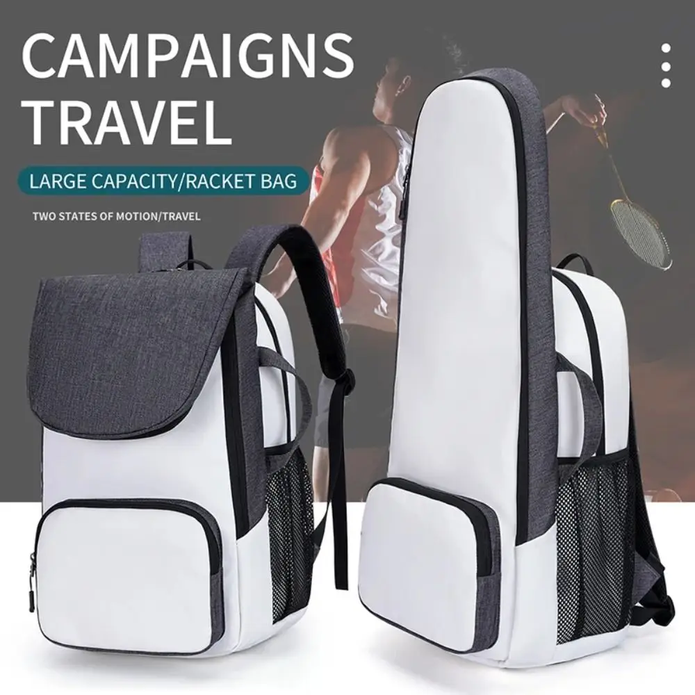 Mochila plegable para raquetas de tenis con compartimento zapatos - imagen 3