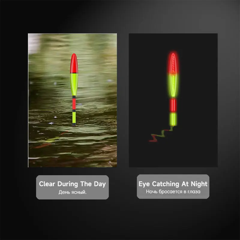 WAKASUILY Flotador LED eléctrico para pesca nocturna cambia color - imagen 3