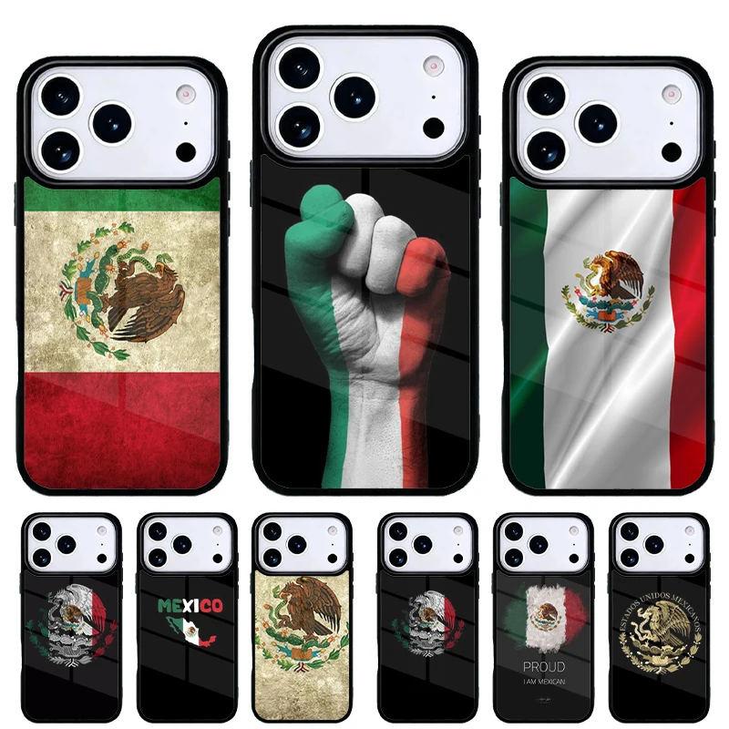 Funda para móvil Bandera México iPhone 17 16 15 14 13 Pro Max