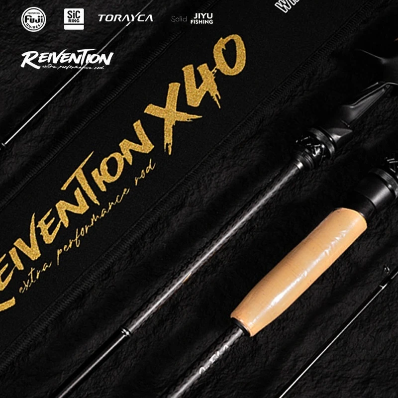 Caña Spinning Jiyu X40 – Carbono Toray con guías Fuji SIC para lubina - imagen 4
