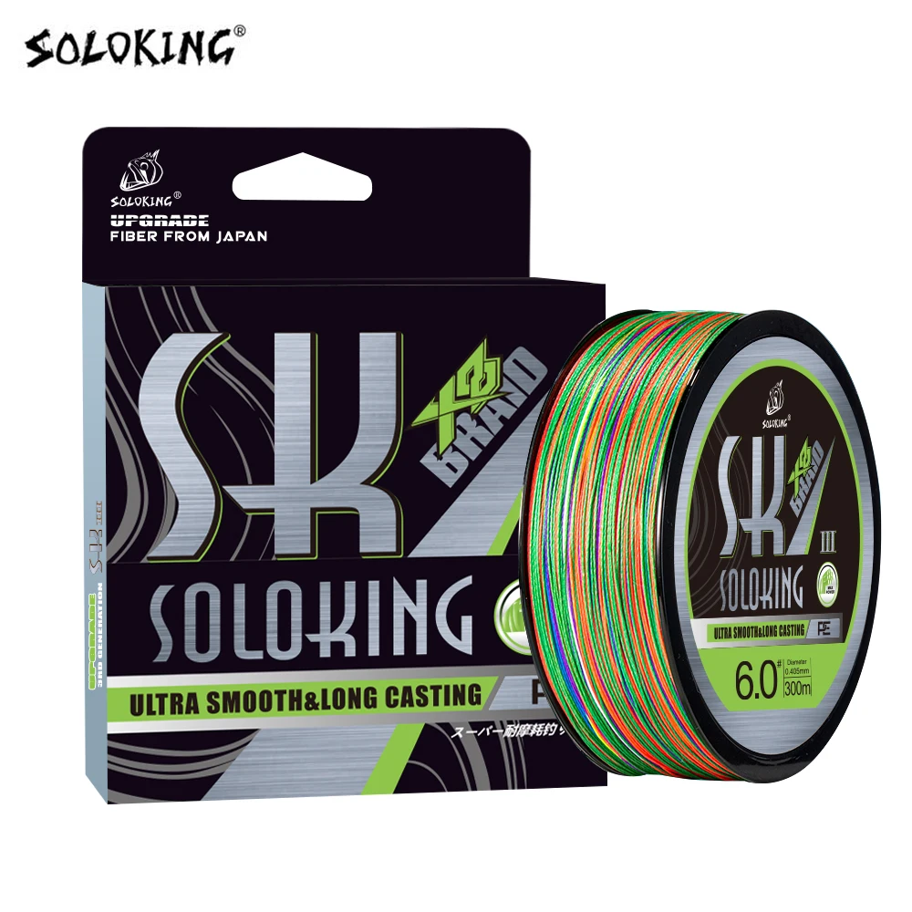 SOLOKING SK8 PE X8 hilo trenzado de PE fuerte alta resistencia
