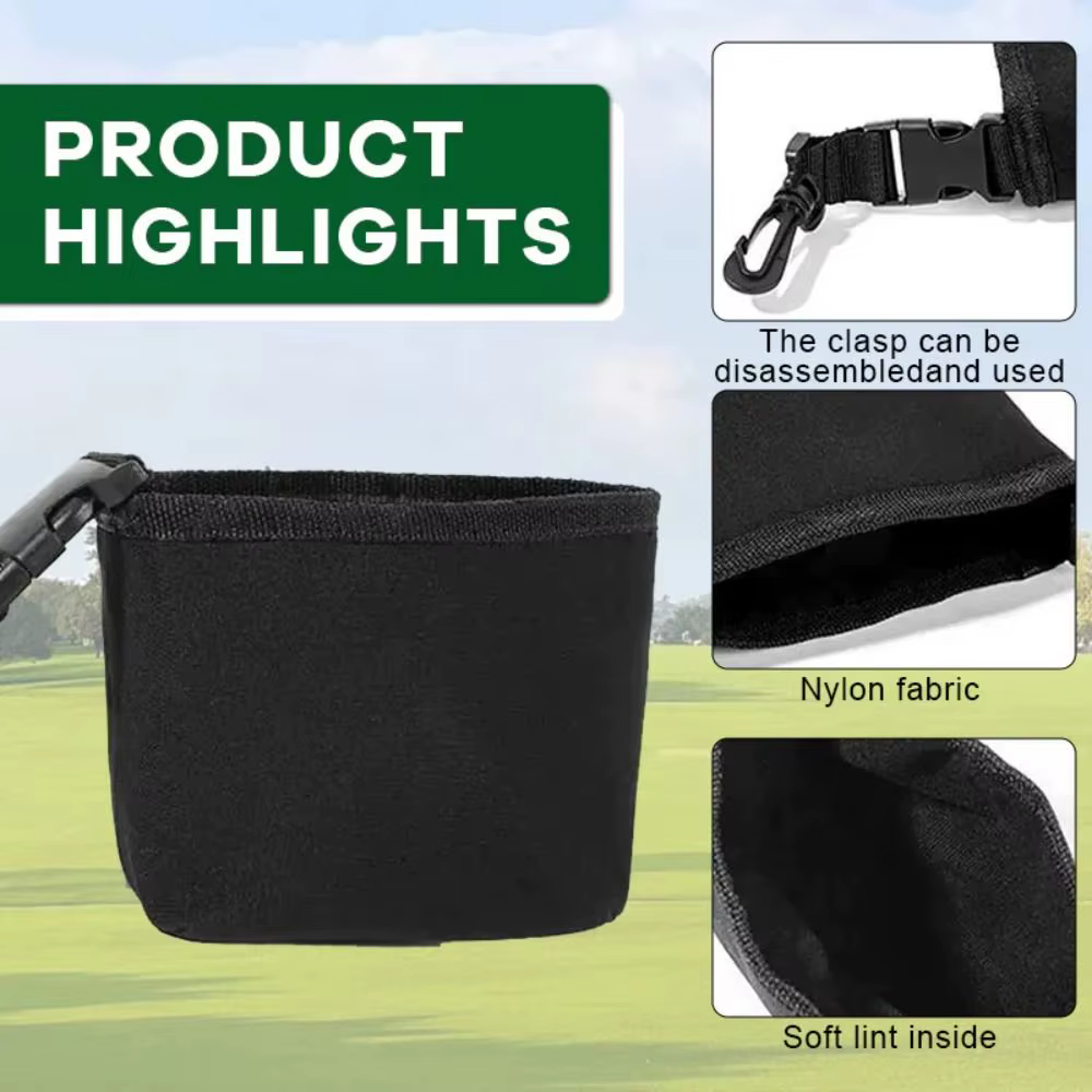 Toalla Microfibra Limpiador Palos de Golf Portátil Profesional - imagen 2