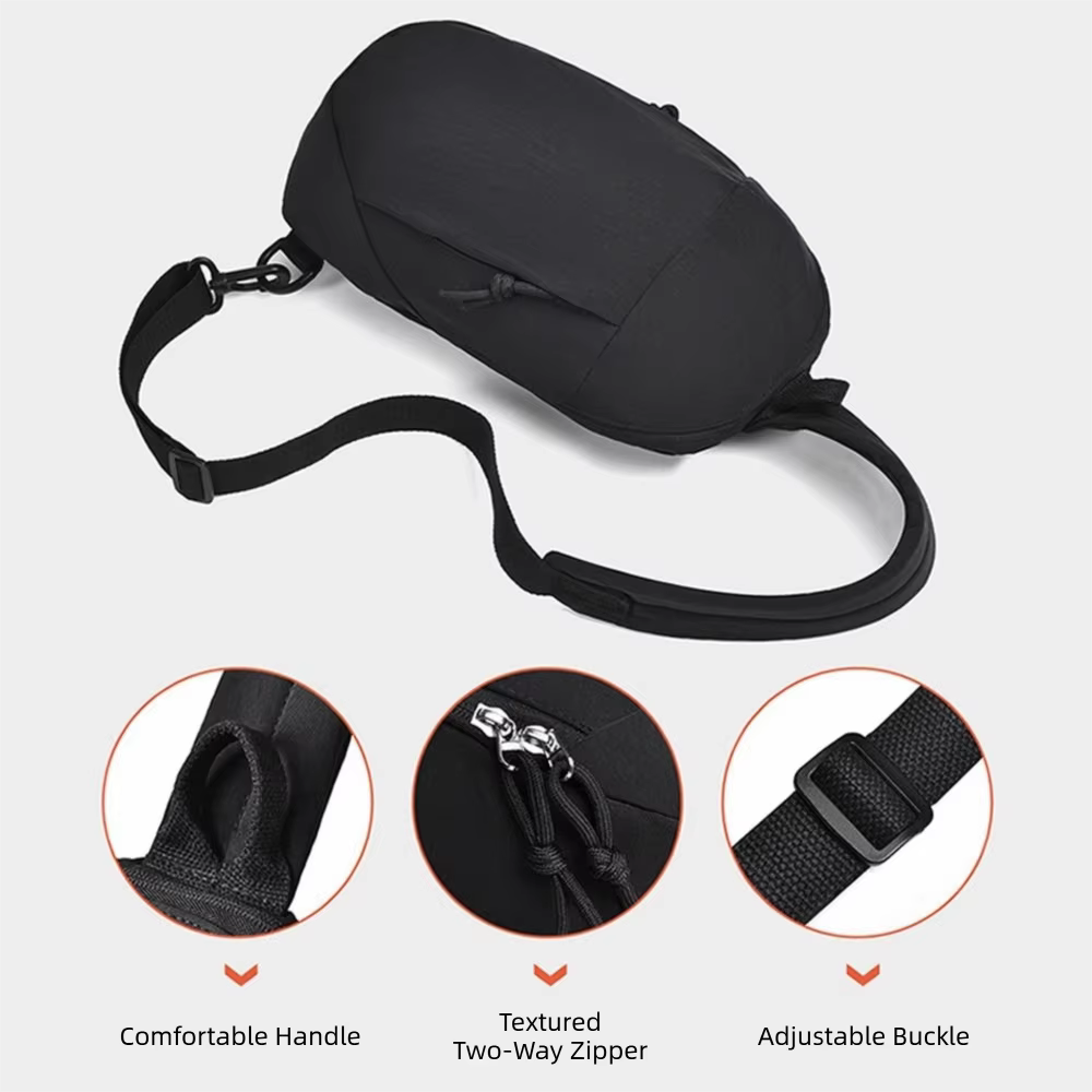 Bolsa de Pecho para Mujer con Protección RFID Multifunción