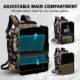 Goture Mochila de pesca impermeable con porta botellas y bolsas - imagen 3