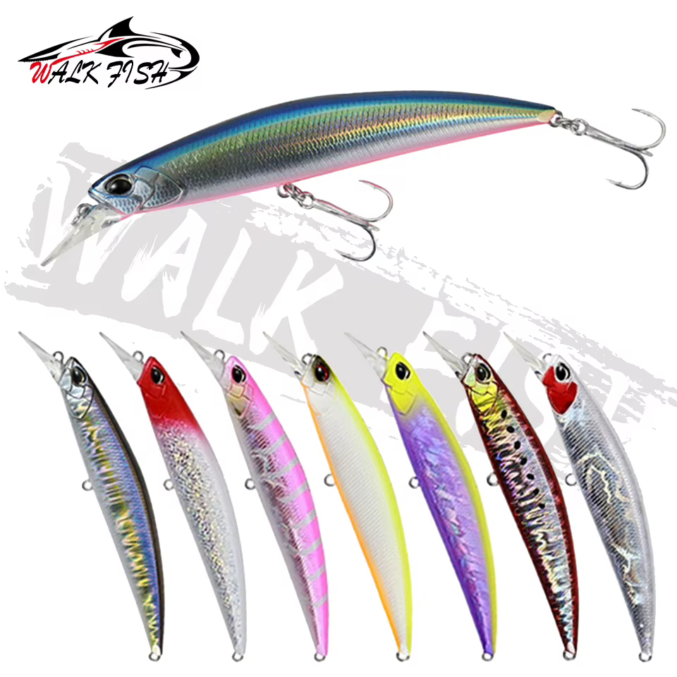 Senuelo duro de pesca Wobblers de accion - imagen 4
