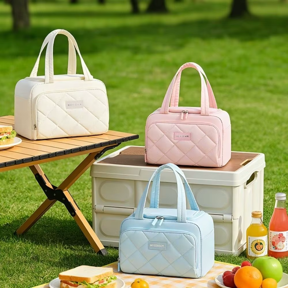 Bolsa térmica impermeable para comida, portátil y con asa de mano - imagen 4