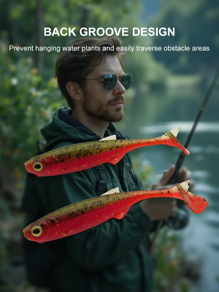 Shad ESFISHING – Señuelo blando para perca y lucio - imagen 5