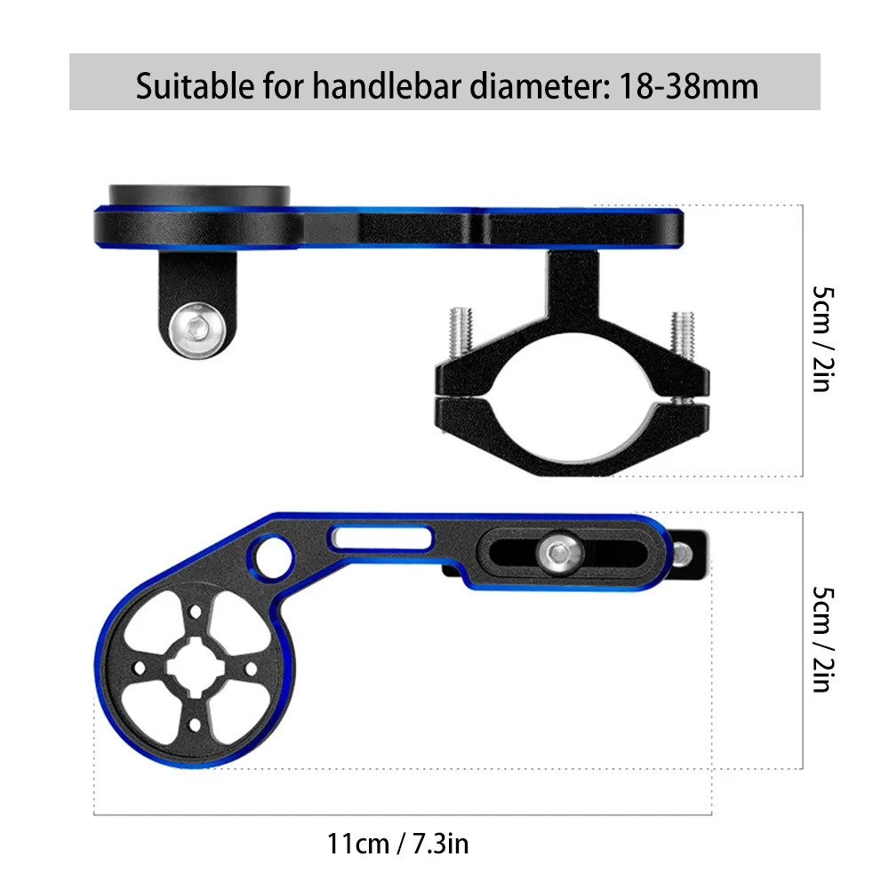 Soporte ajustable ordenador bicicleta aluminio ligero Garmin Bryton - imagen 5