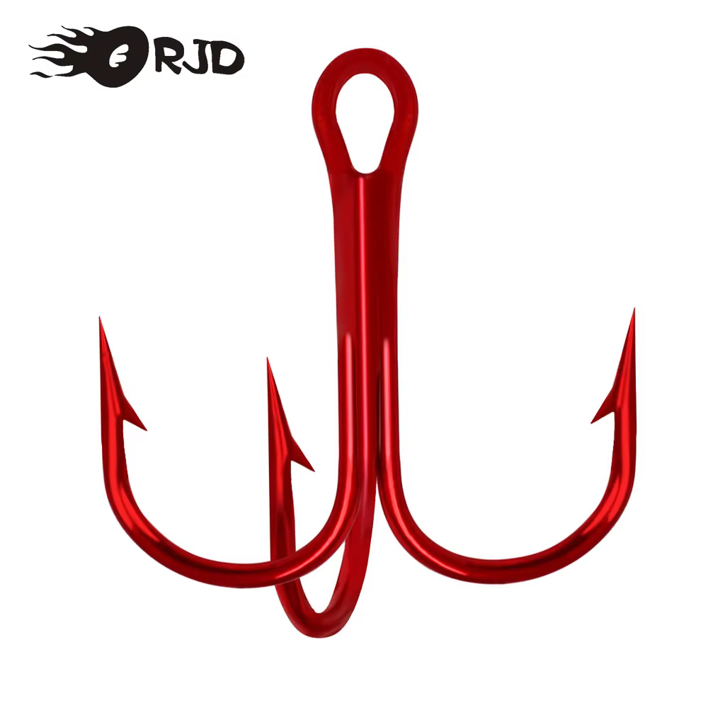 ORJD Anzuelos triples con púas – Acero alto carbono - imagen 2