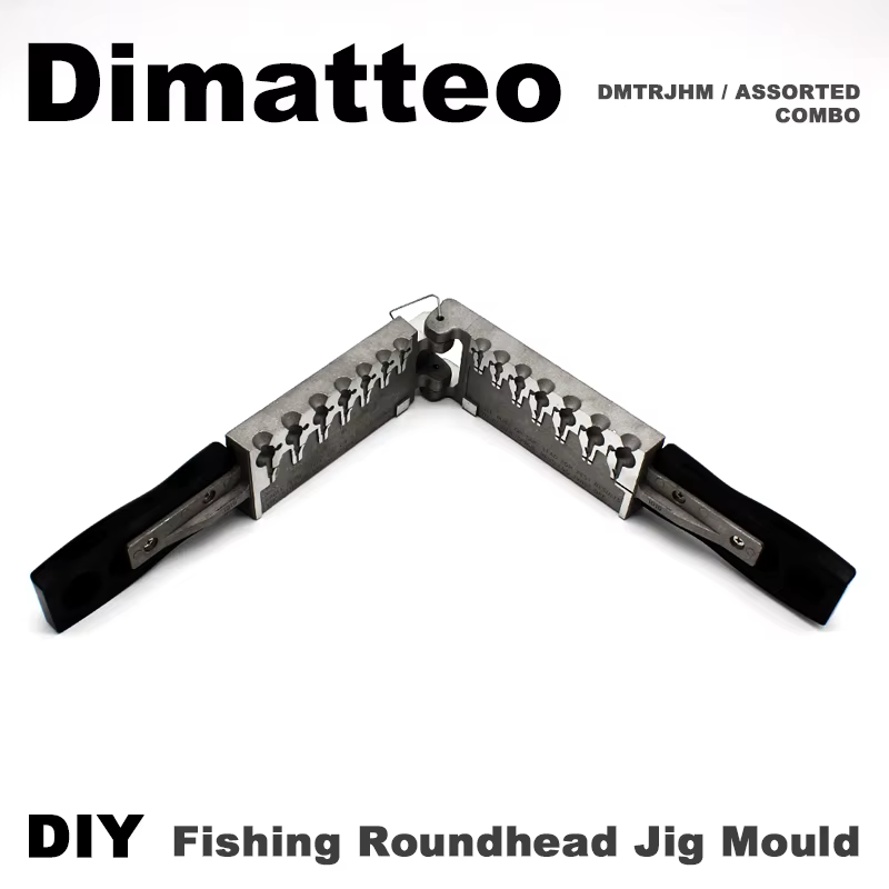 Dimatteo Molde Jig Head Redondo – Juego de pesos variados