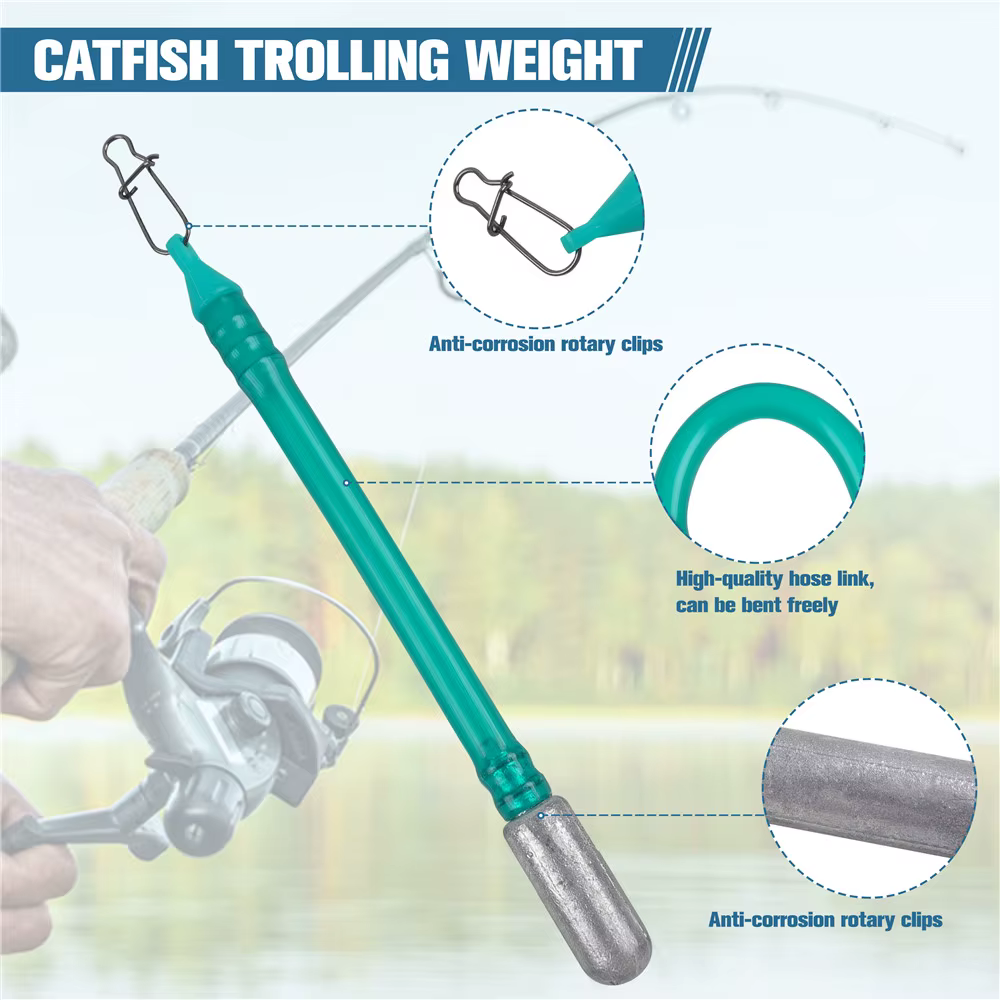 Plomos organizados para pesca