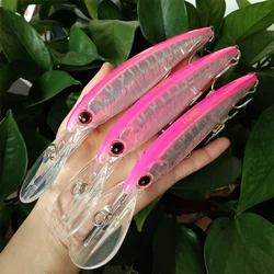 NOEBY Minnow Slow Sinking Señuelo para Trolling de Depredadores