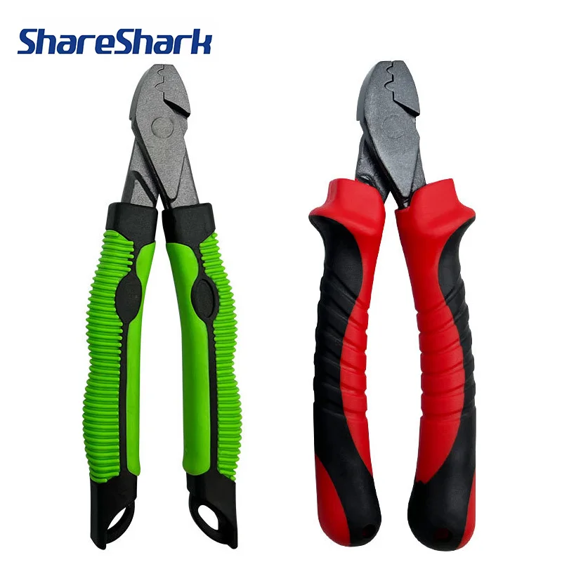 Alicates prensar tubos ShareShark para montaje de señuelos