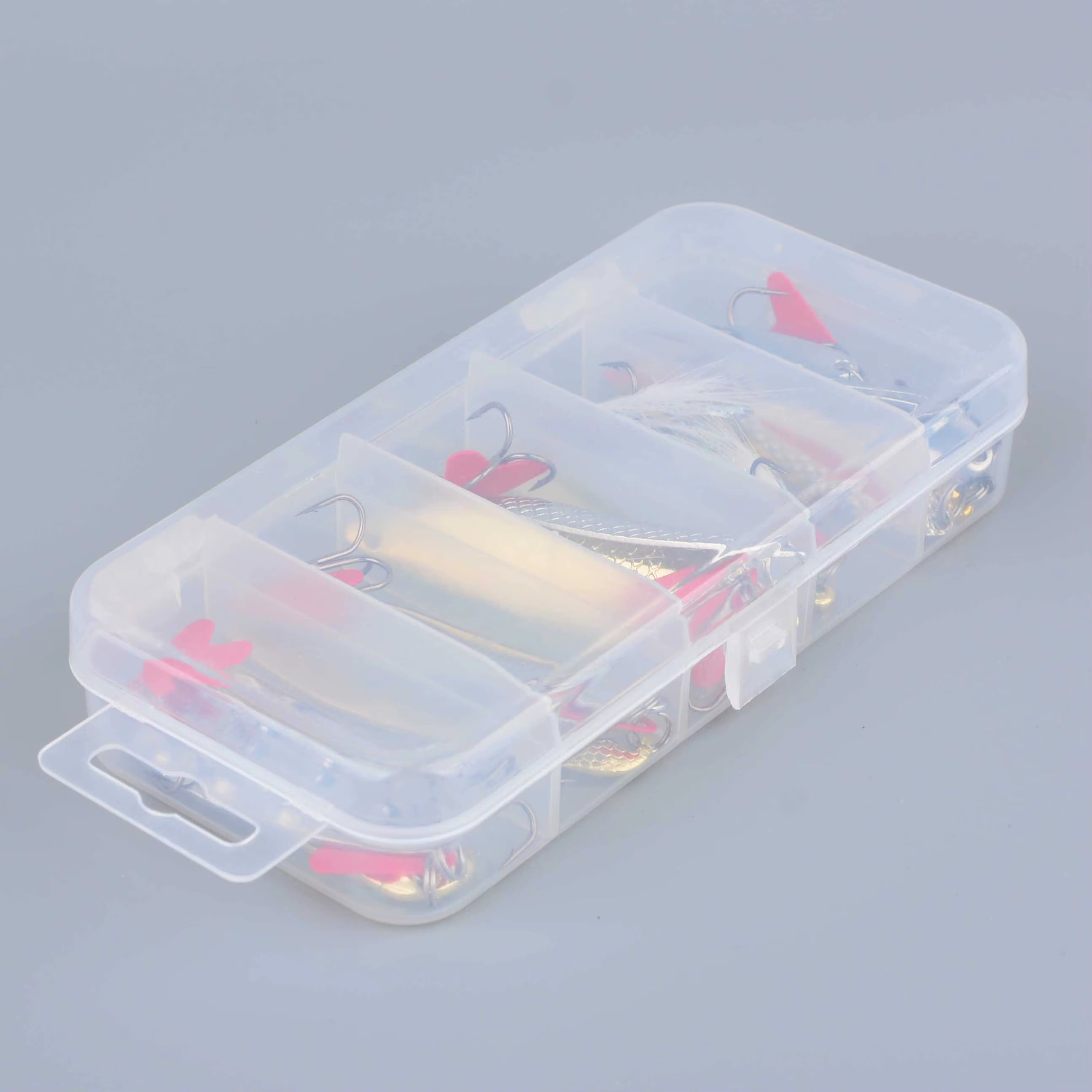 Pack de señuelos de pesca metálicos