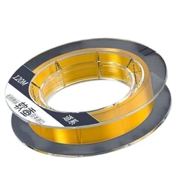 Línea fluorocarbono y nailon dorada súper resistente a la abrasión