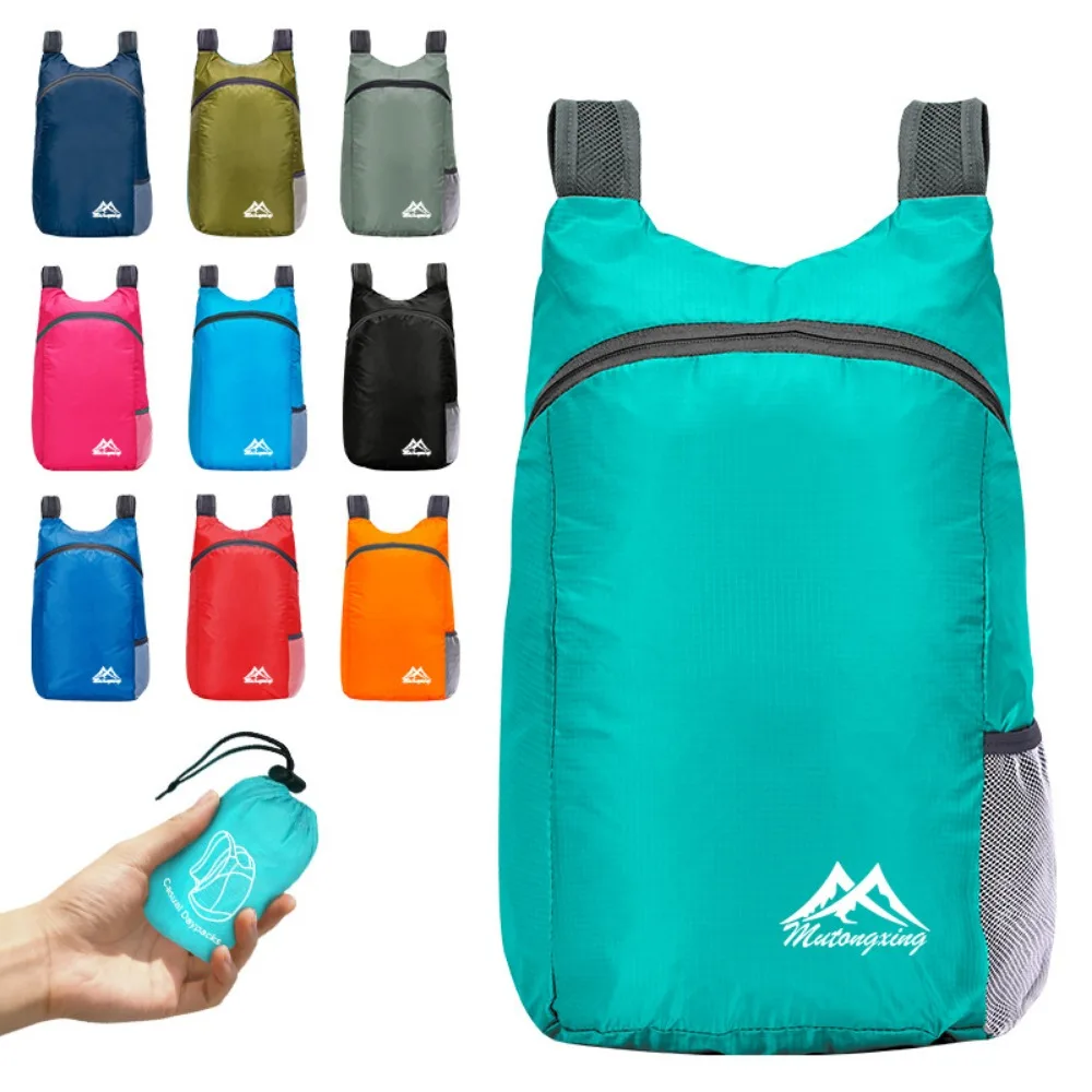 Mochila plegable ligera ultraligera 20L para viajes outdoor Packable High Quality - imagen 4