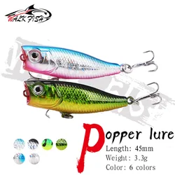 Popper Walk Fish 45mm – Señuelo superficie para lubina, lucio y trucha