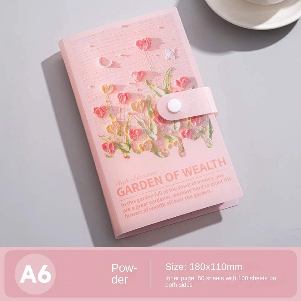 Mini carpeta impermeable reutilizable con diseño pintura al óleo