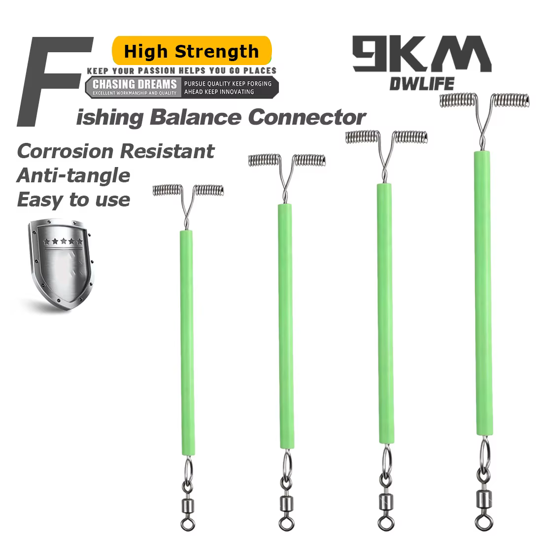 Línea de pesca con señuelo y esmerillones – Conector T - imagen 2