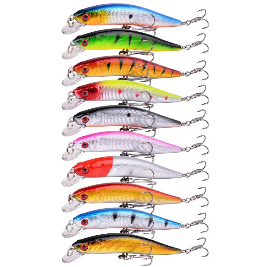 Wobbler Minnow cebo duro flotante para lubina, carpa y más - imagen 3